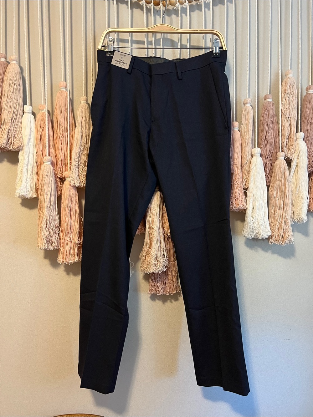 Kenneth Cole Men's Navy Dress Pants - Slim size 30Wx 29L NWT